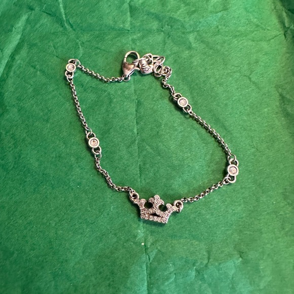 Brighton ‘Crown’ Anklet - Picture 1 of 3